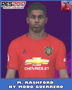 Download Marcus Rashford Face For PES2017