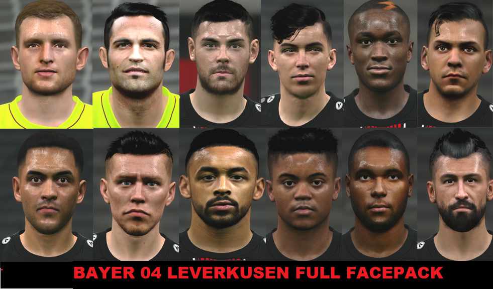 Download Leverkusen Faces Pack PES2017