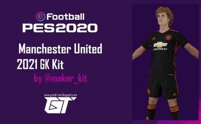 Manchester United 2021 GK Kit For PES2020