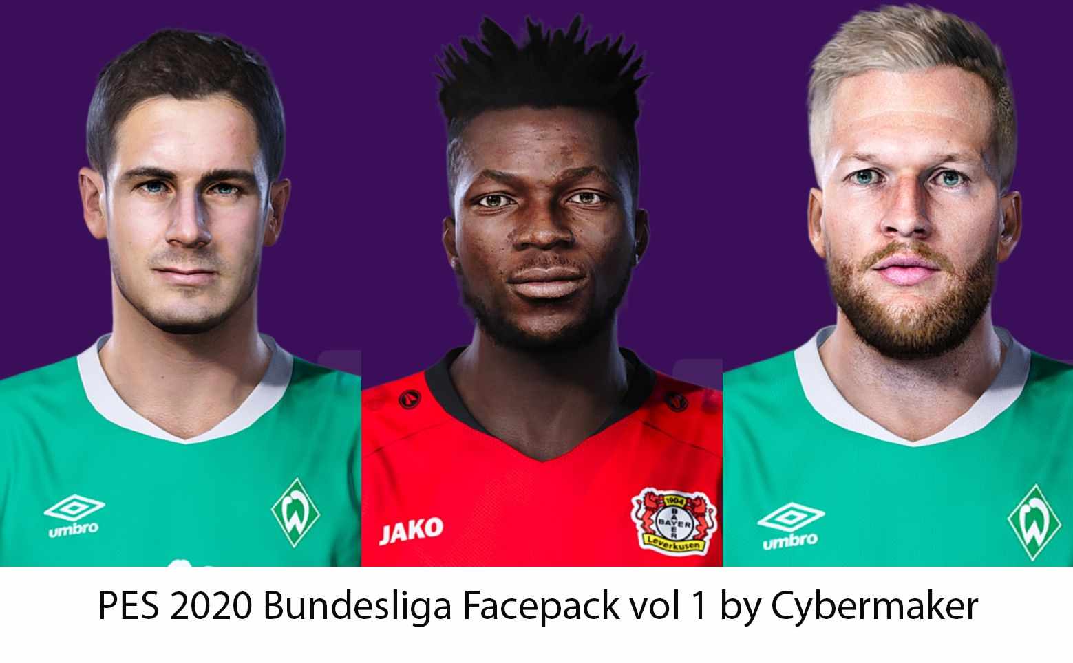 PES 2020 Bundesliga Facepack vol 1 by Cybermaker