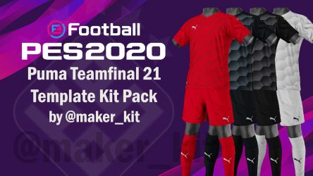 PES 2020 Puma Teamfinal 21 Template Kit Pack