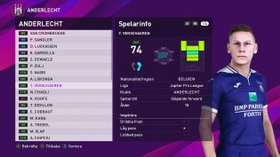 Verschaeren PES2020 Face Preview