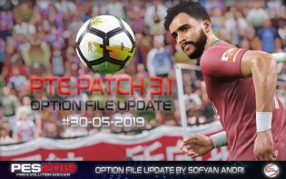 Download PES2019 Option File For PTE 3.1 30-05-2019 By Sofyan Andri