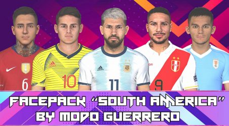 PES2017 Facepack Sudamerica by Modo Guerrero