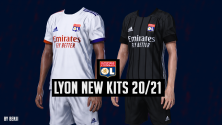 Download PES 2020 Lyon New Kits 20/21