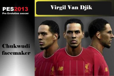 Download PES2013 Virgil Van Dijk Face