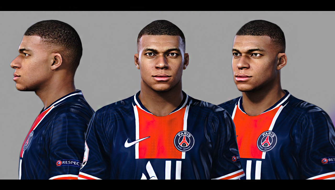 Pes 2021 Kylian Mbappé Face By Sameh Momen • Pespatchs