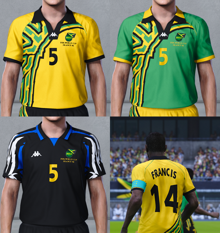 Arsenal classic kits PES 2021 and PES2020 [font adjustment guide