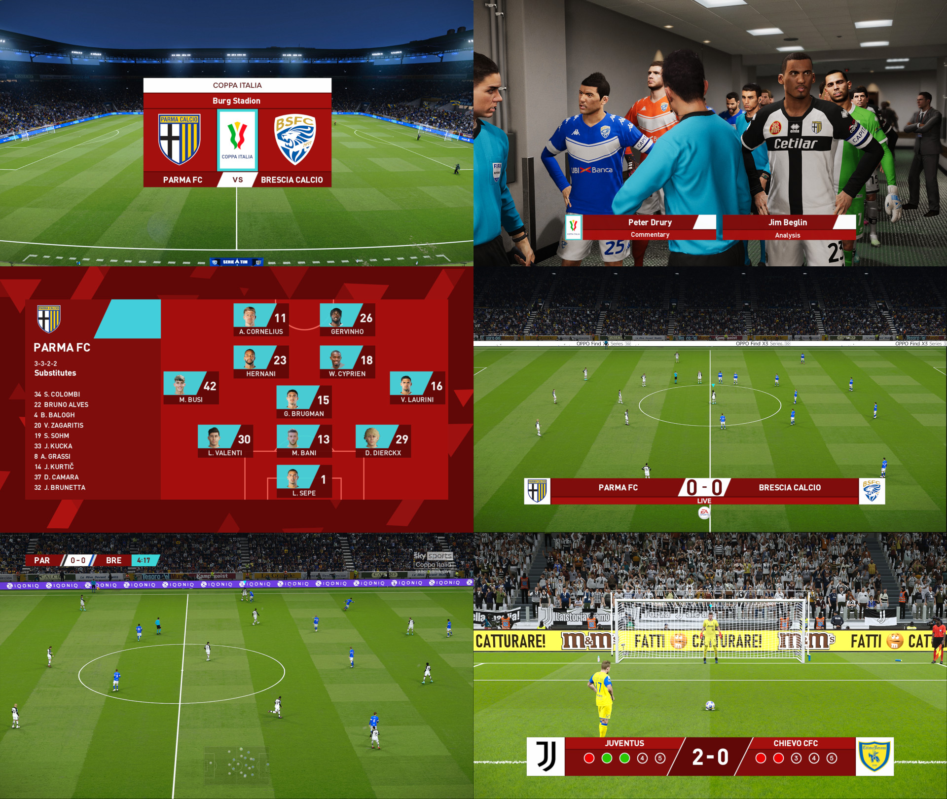 PES 2021 Full Pause Menu Serie A & B, Coppa Italy & Supercoppa Italy by  Afandix ~