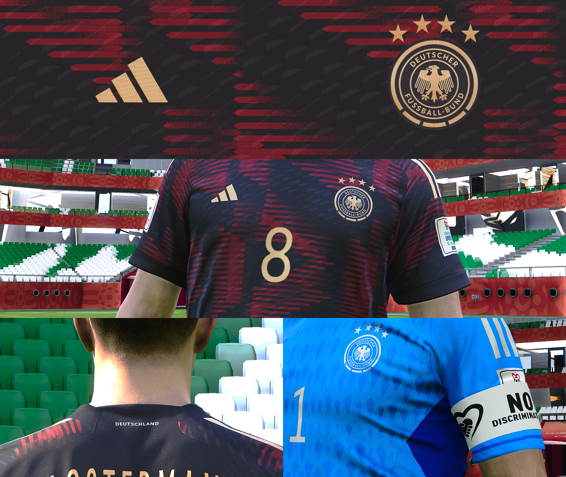 PES 2021 Germany 2022 World Cup Kits