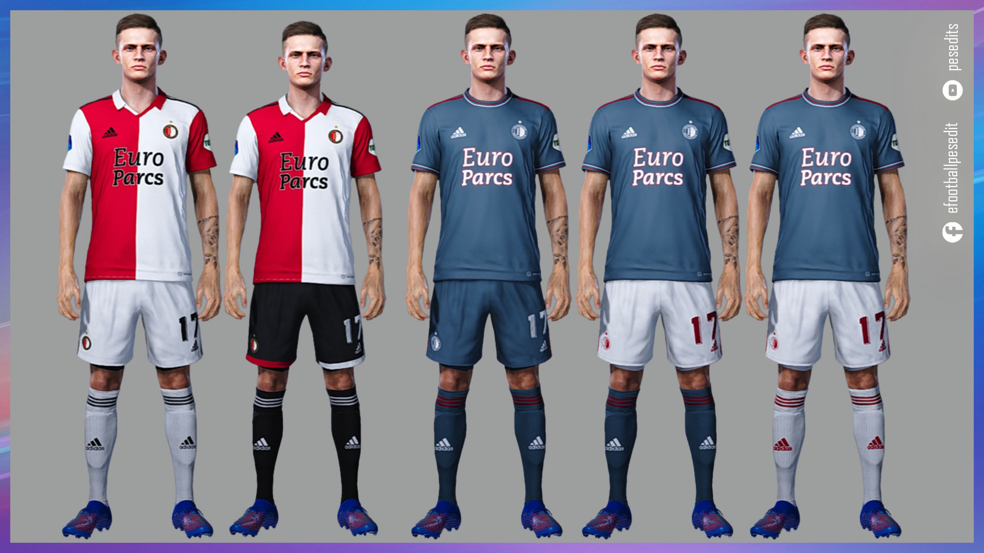 PES 2021 Feyenoord  2022-23 Kit Pack