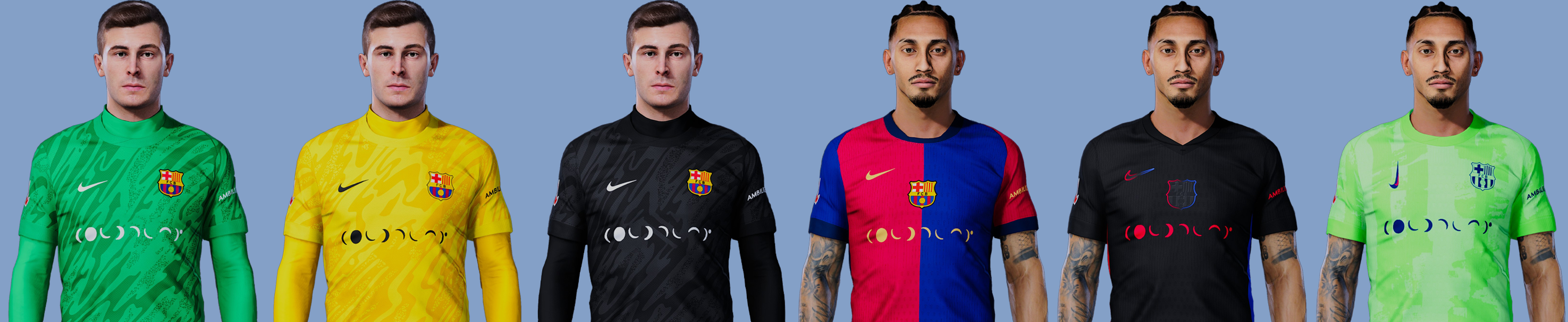 PES 2021 FC Barcelona 2024/25 Kits Pack