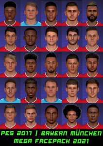 Bayern München Mega Facepack 2021 For PES 2017