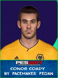 Conor Coady Face Pes 2017 by Feqan