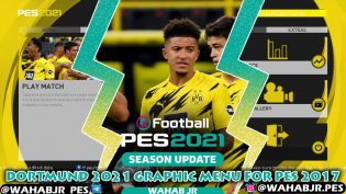 Dortmund 2021 Graphic Menu For PES 2017