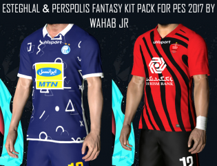 Download Esteghlal and Perspolis Fantasy Kit For PES 2017