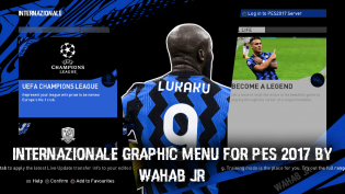 Internazionale Graphic Menu For PES 2017