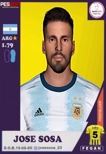 Jose Sosa Face Pes 2017 by Feqan