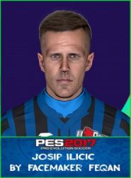 Josip Iličić Face Pes 2017 by Feqan