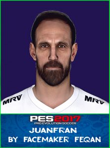 Juanfran Face Pes 2017 by Feqan