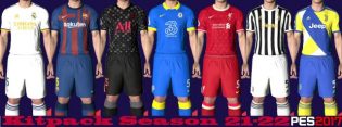 Kitpack Season 2021-2022 For PES 2017