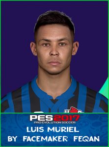 Luis Muriel Face Pes 2017 by Feqan
