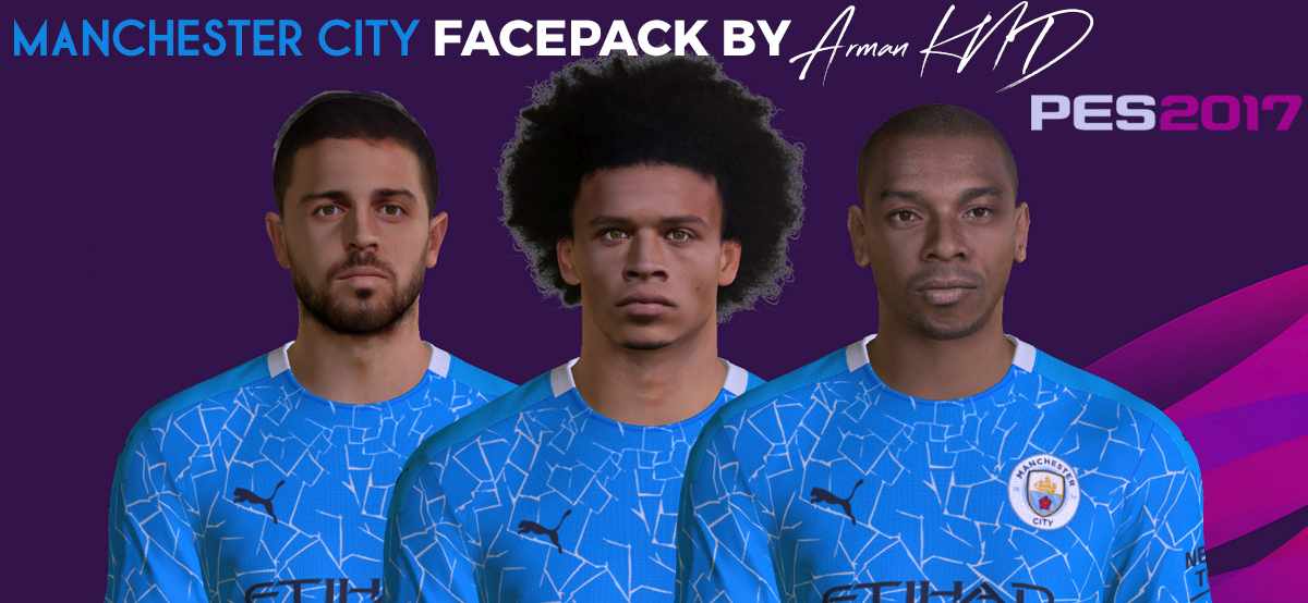 Manchester City FacePack By Arman KND For Pes 2017
