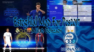 Esteghlal Menu Mod For PES2017