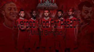  Liverpool Menu Mod For PES 2017