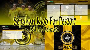 Sepahan Menu Mod For PES2017