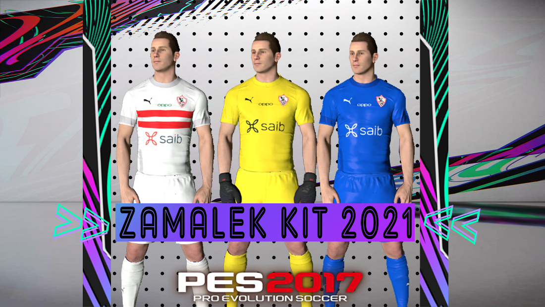 New Zamalek Kit 2021 For PES 2017