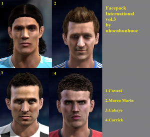 PES 2013 Facepack International vol.3