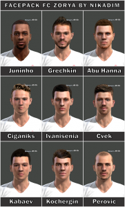 PES 2013 Facepack Zorya by Nikadim