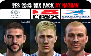 PES 2013 L.Lopez, Holtby, G.Töre Faces