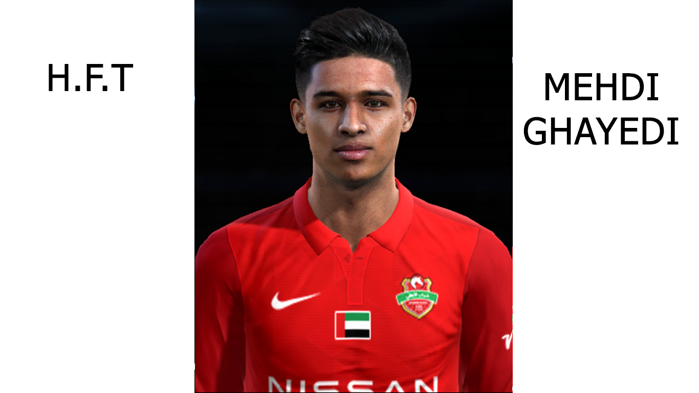 PES 2013 MEHDI GHAYEDI FACE BY H.F.T • PESPatchs
