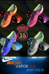 PES 2013 Nike Mercurial Vapor 9 Mini Pack