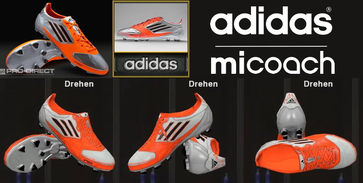 PES 2014 Adidas F50 Adizero Micoach Boots by Ron69 • PESPatchs