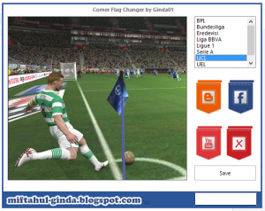 PES 2014 Corner Flag Changer Tool