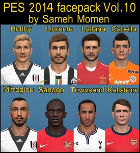 PES 2014 Facepack Vol.10