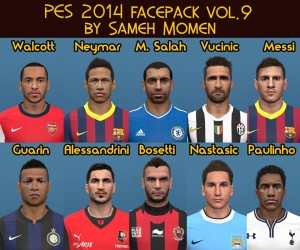 PES 2014 Facepack Vol.9