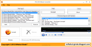 PES 2014 Music Converter