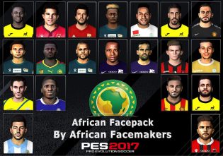 Download PES 2017 African Faces Pack