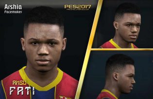 Download PES 2017 Ansu Fati Face