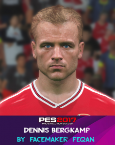 Download PES 2017 Dennis Bergkamp Face