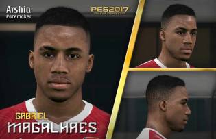 PES 2017 Gabriel Magalhaes Face