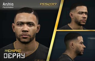 Download PES 2017 Memphis Depay Face