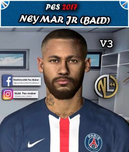 Download Neymar Jr Bald V3 Face