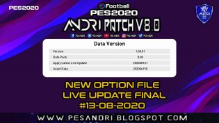 Download PES 2020 New Option File For AP20 V8