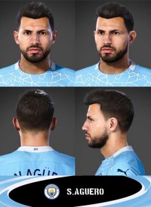 PES 2021 Aguero Face