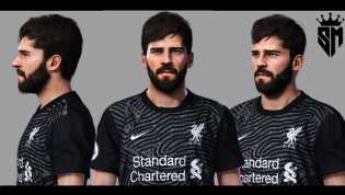 PES 2021 Alisson Becker Face